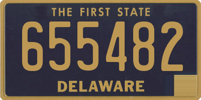 DE license plate 655482