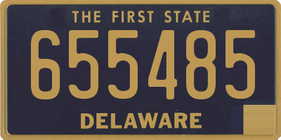 DE license plate 655485