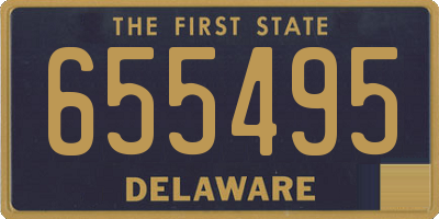 DE license plate 655495