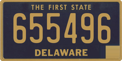 DE license plate 655496