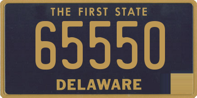 DE license plate 65550