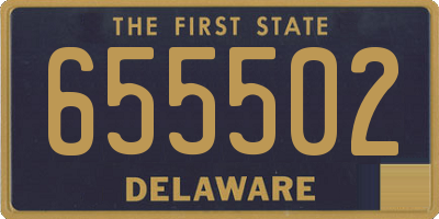 DE license plate 655502