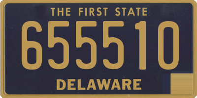 DE license plate 655510