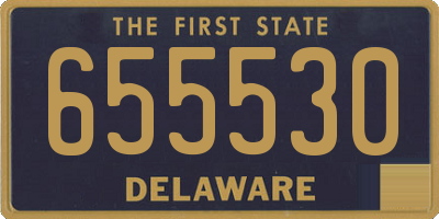 DE license plate 655530