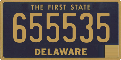 DE license plate 655535