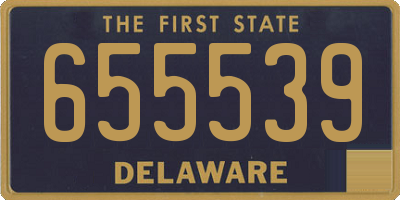 DE license plate 655539