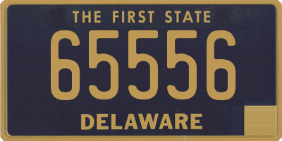 DE license plate 65556