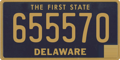 DE license plate 655570