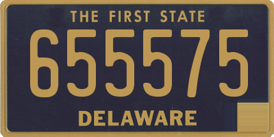 DE license plate 655575