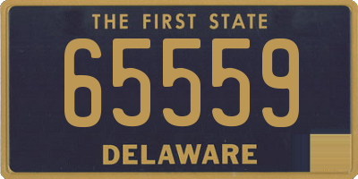 DE license plate 65559