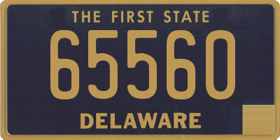 DE license plate 65560