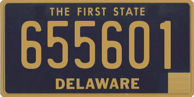 DE license plate 655601