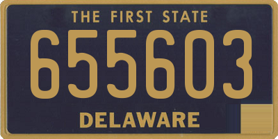 DE license plate 655603