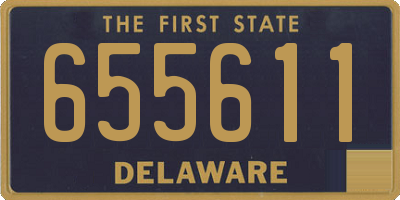 DE license plate 655611