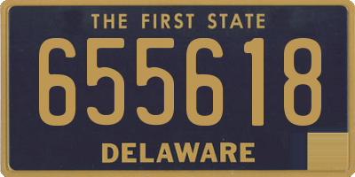 DE license plate 655618