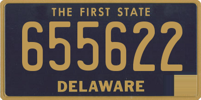 DE license plate 655622