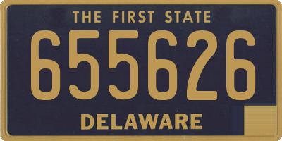 DE license plate 655626