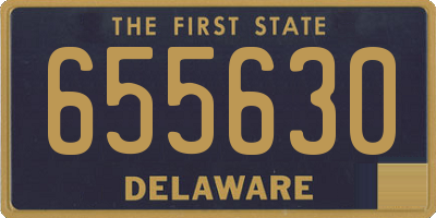 DE license plate 655630