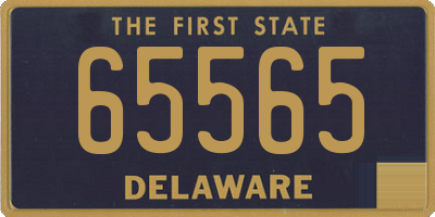 DE license plate 65565