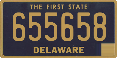 DE license plate 655658