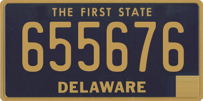DE license plate 655676