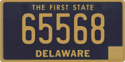 DE license plate 65568