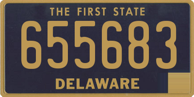 DE license plate 655683