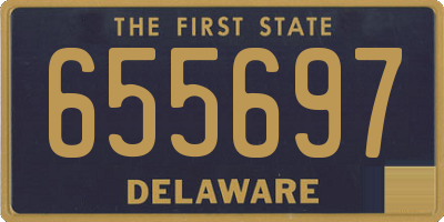 DE license plate 655697