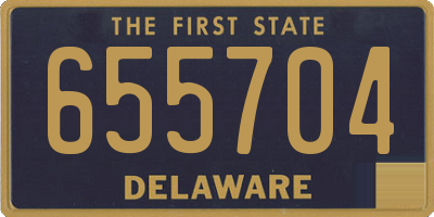 DE license plate 655704