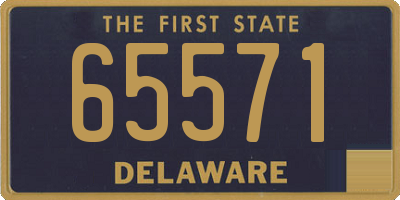 DE license plate 65571