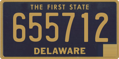 DE license plate 655712