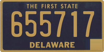 DE license plate 655717
