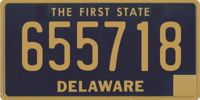 DE license plate 655718