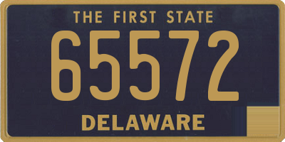 DE license plate 65572