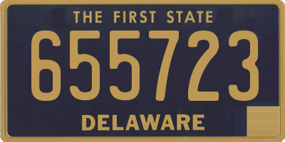 DE license plate 655723