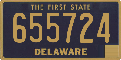DE license plate 655724