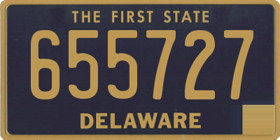 DE license plate 655727