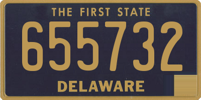 DE license plate 655732