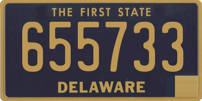 DE license plate 655733