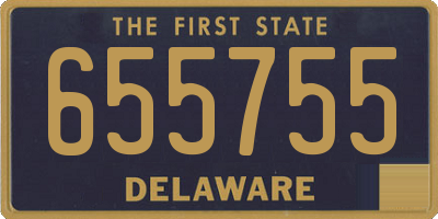 DE license plate 655755