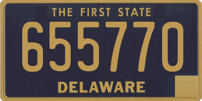 DE license plate 655770