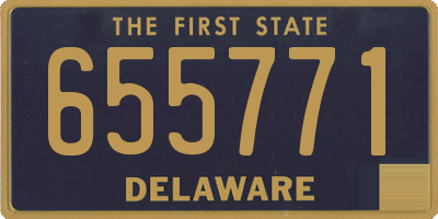 DE license plate 655771