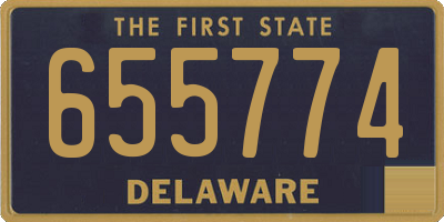 DE license plate 655774