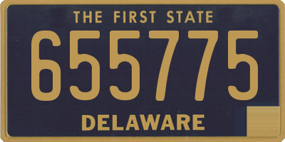 DE license plate 655775