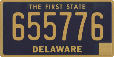 DE license plate 655776