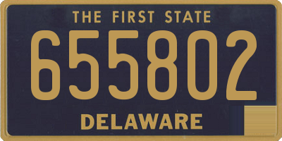 DE license plate 655802