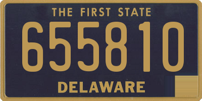DE license plate 655810