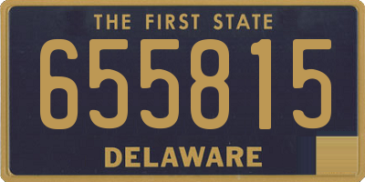 DE license plate 655815