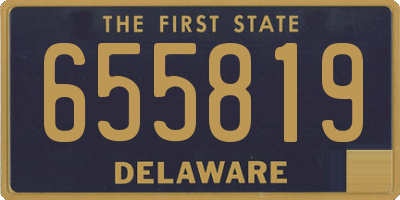 DE license plate 655819
