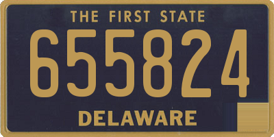 DE license plate 655824
